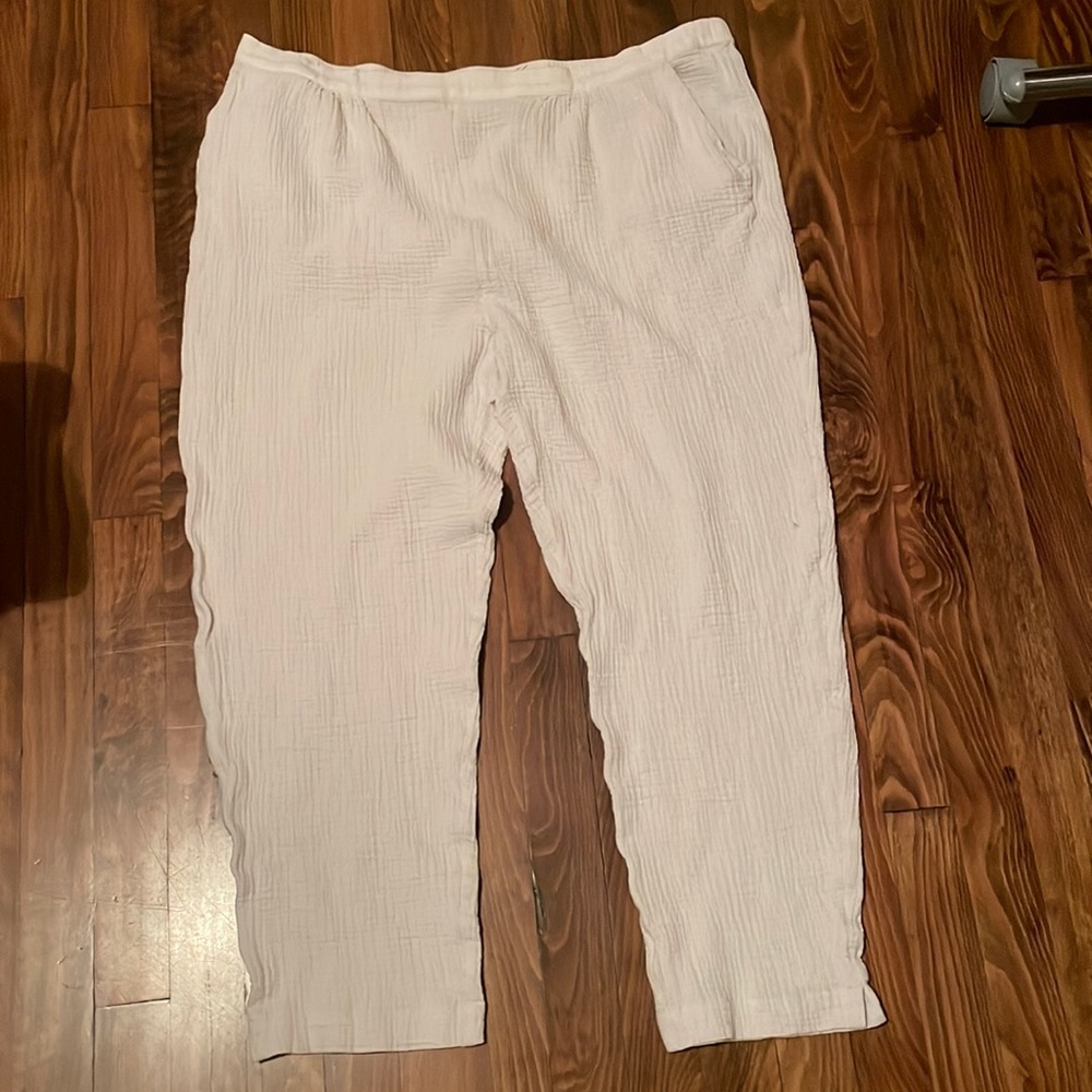 Soft Surroundings Gauze Cotton Pants